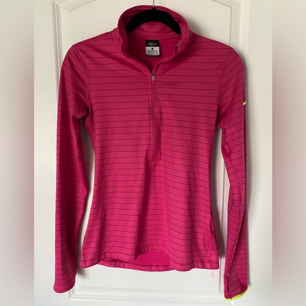 Nike Pro Dri-fit, Half zip pullover - size S